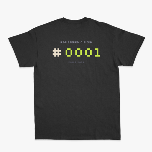 Git City Tee - Citizen #0001